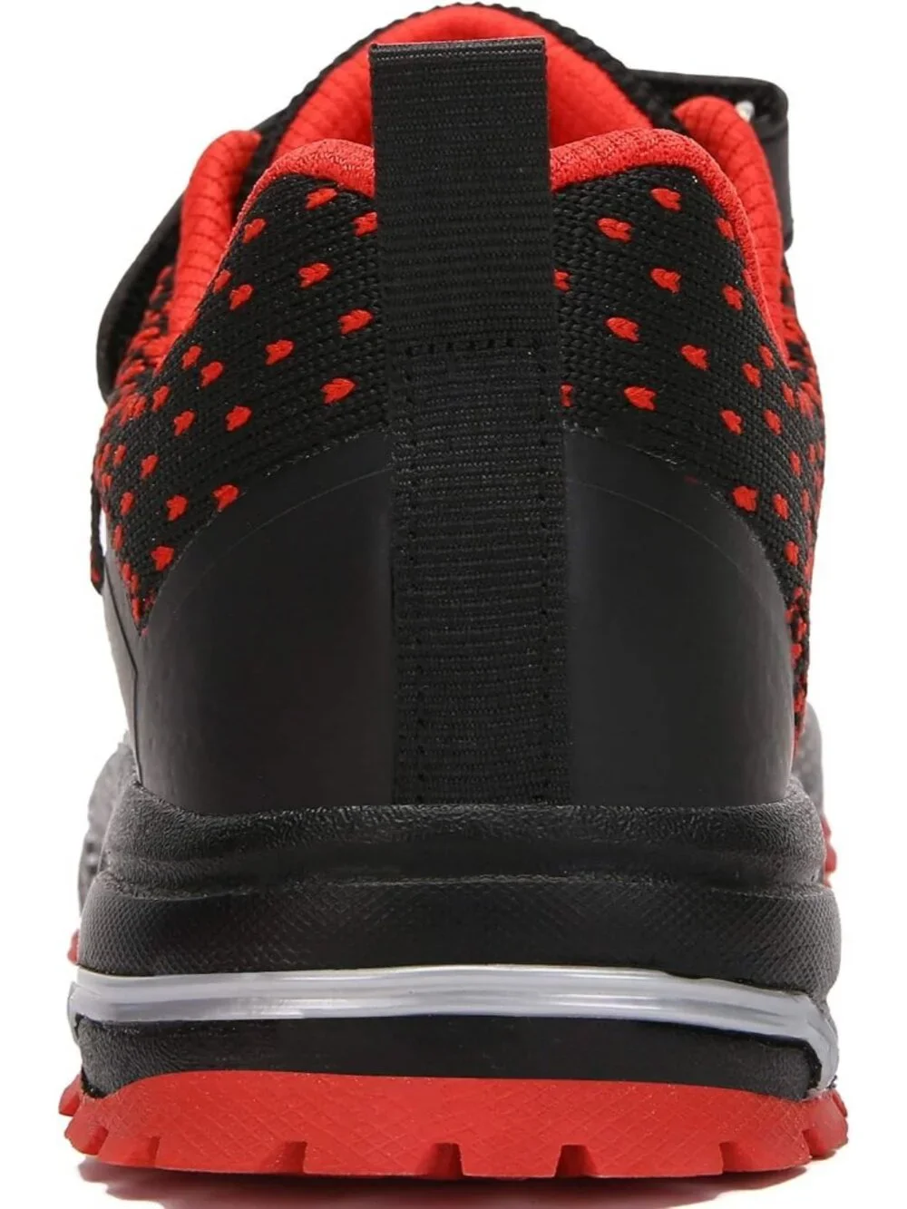 Kids Boys Girls Black Red Breathable Non Slip Tennis Running Sneakers Shoes